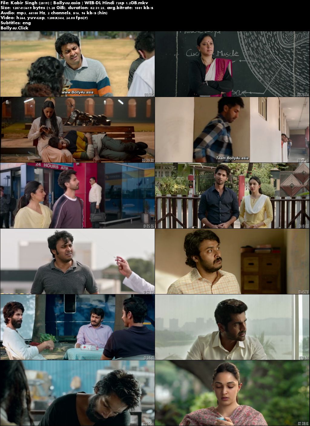 Kabir Singh 2019 WEB-DL 500MB Full Hindi Movie Download 480p ESub