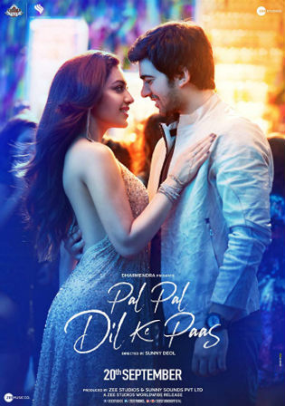 Pal Pal Dil Ke Paas 2019 Pre DVDRip 1GB Full Hindi Movie Download 720p