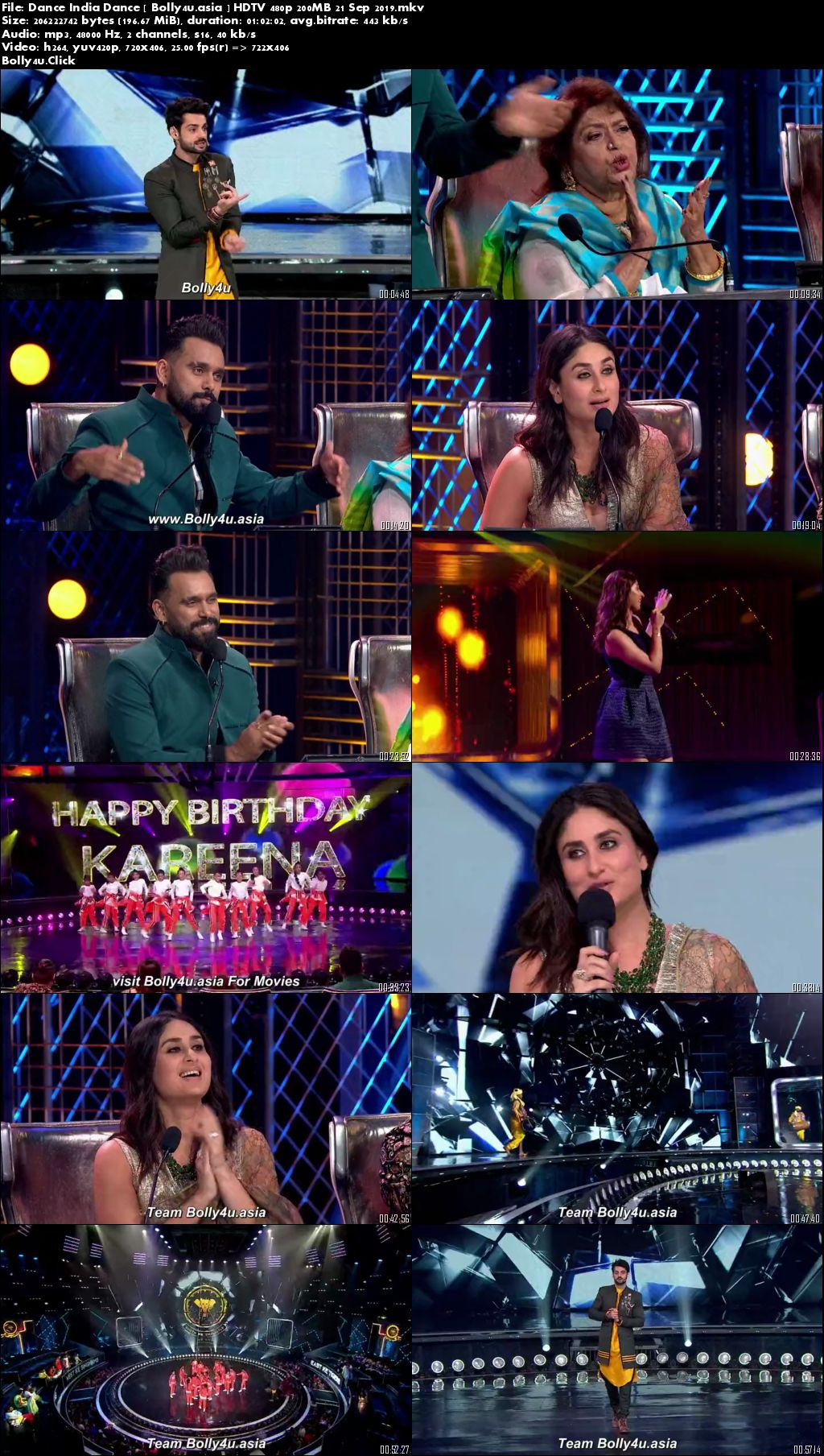 Dance India Dance HDTV 480p 200MB 21 September 2019 Download