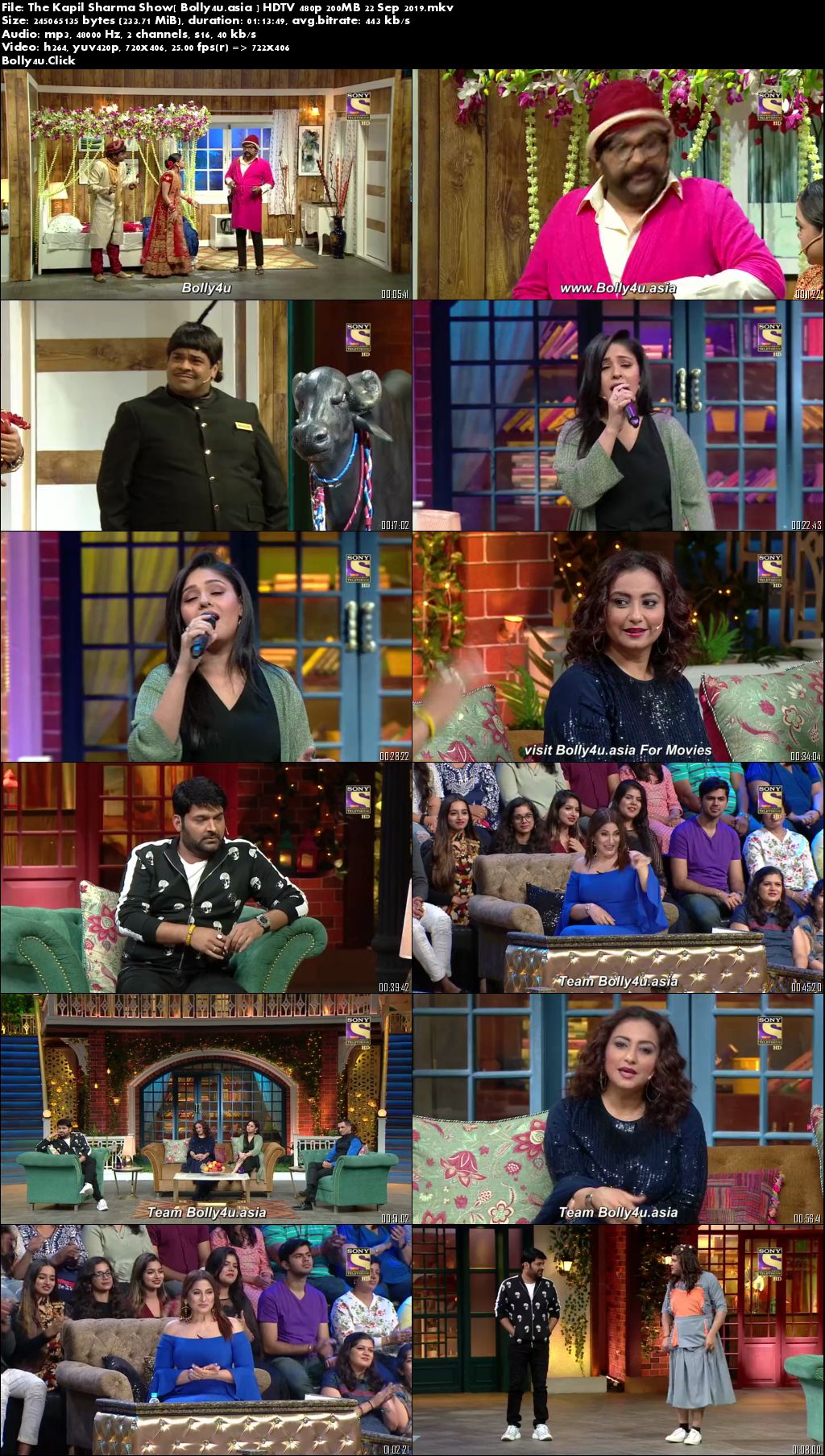 The Kapil Sharma Show HDTV 480p 22 September 2019 200MB Download