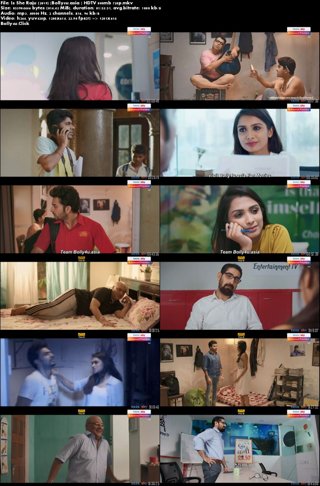 Is She Raju 2019 HDTV 800Mb Hindi 720p Download