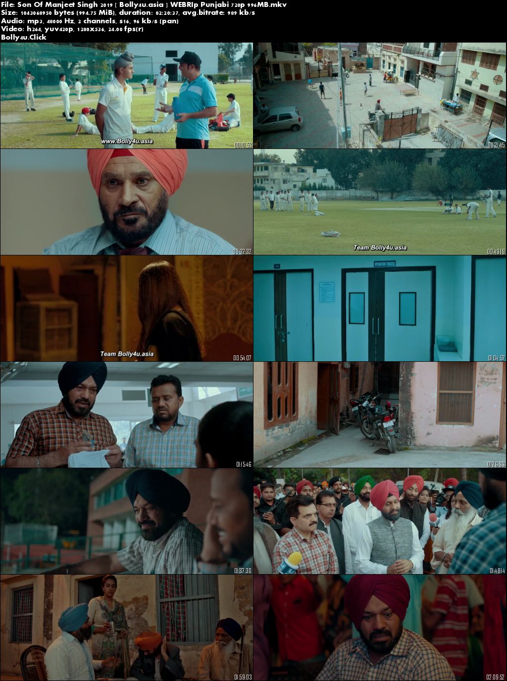 Son Of Manjeet Singh 2019 WEBRip 400MB Punjabi 480p Download