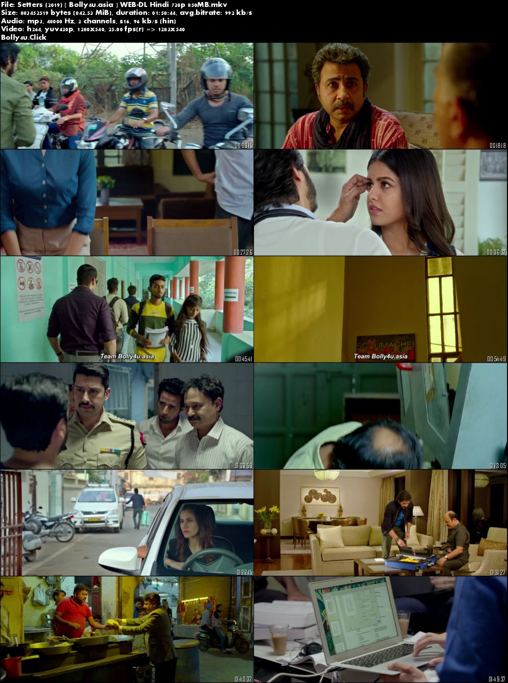 Setters 2019 WEB-DL 850Mb Full Hindi Movie Download 720p