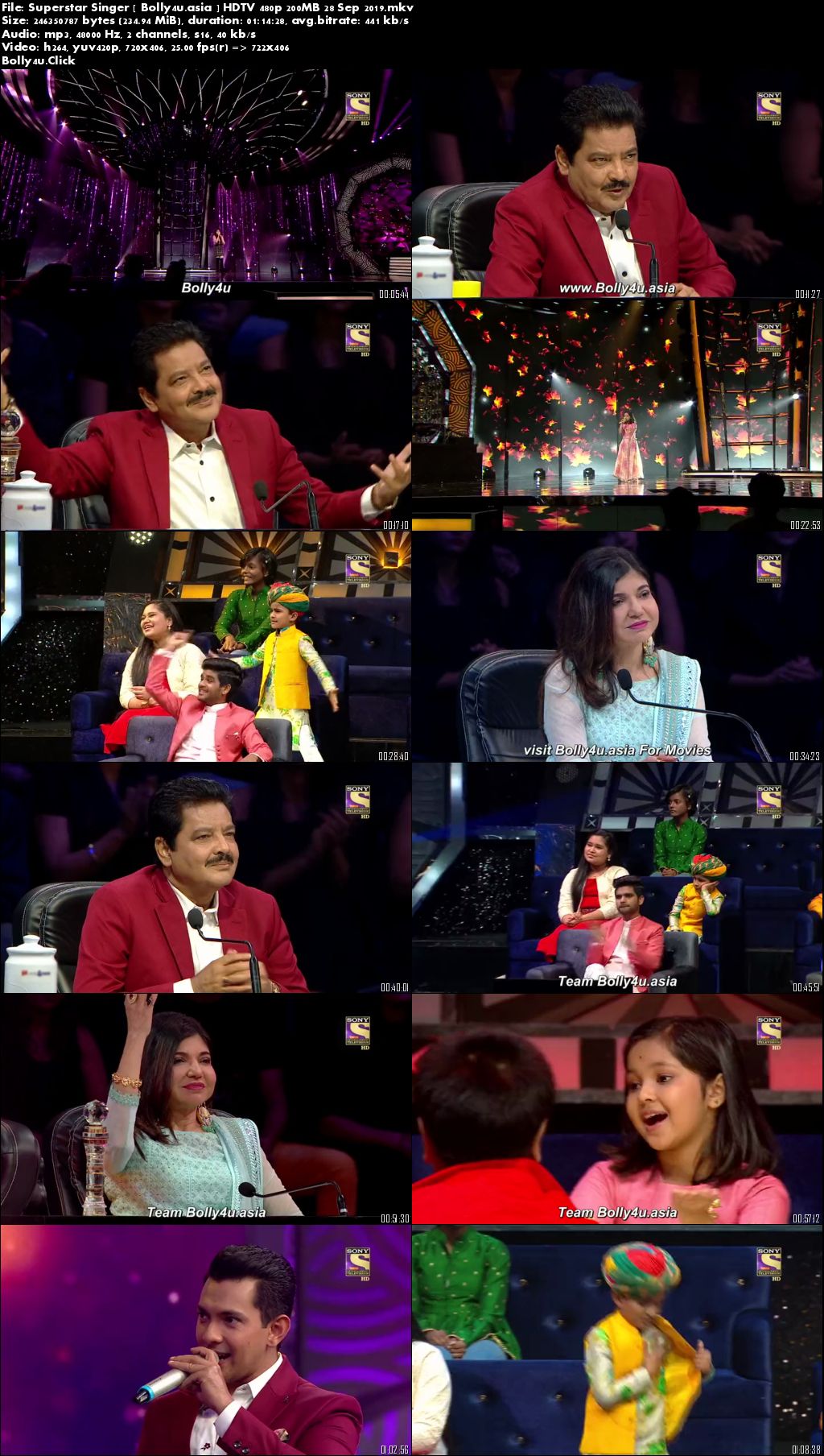 Superstar Singer HDTV 480p 200MB 28 September 2019 Download