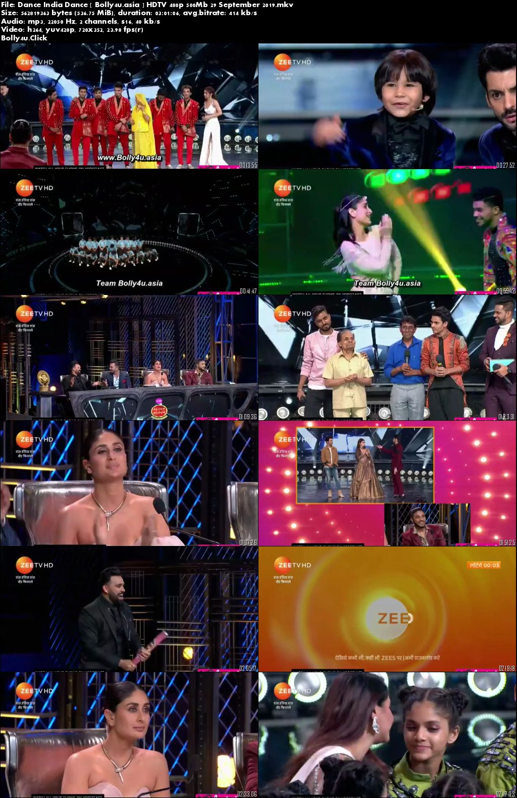 Dance India Dance HDTV 480p 500Mb Grand Finale 29 September 2019 Download