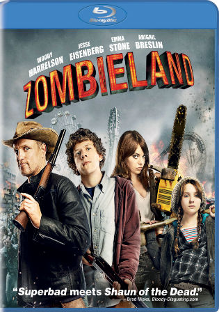 Zombieland 2009 BluRay 700Mb Hindi Dual Audio 720p