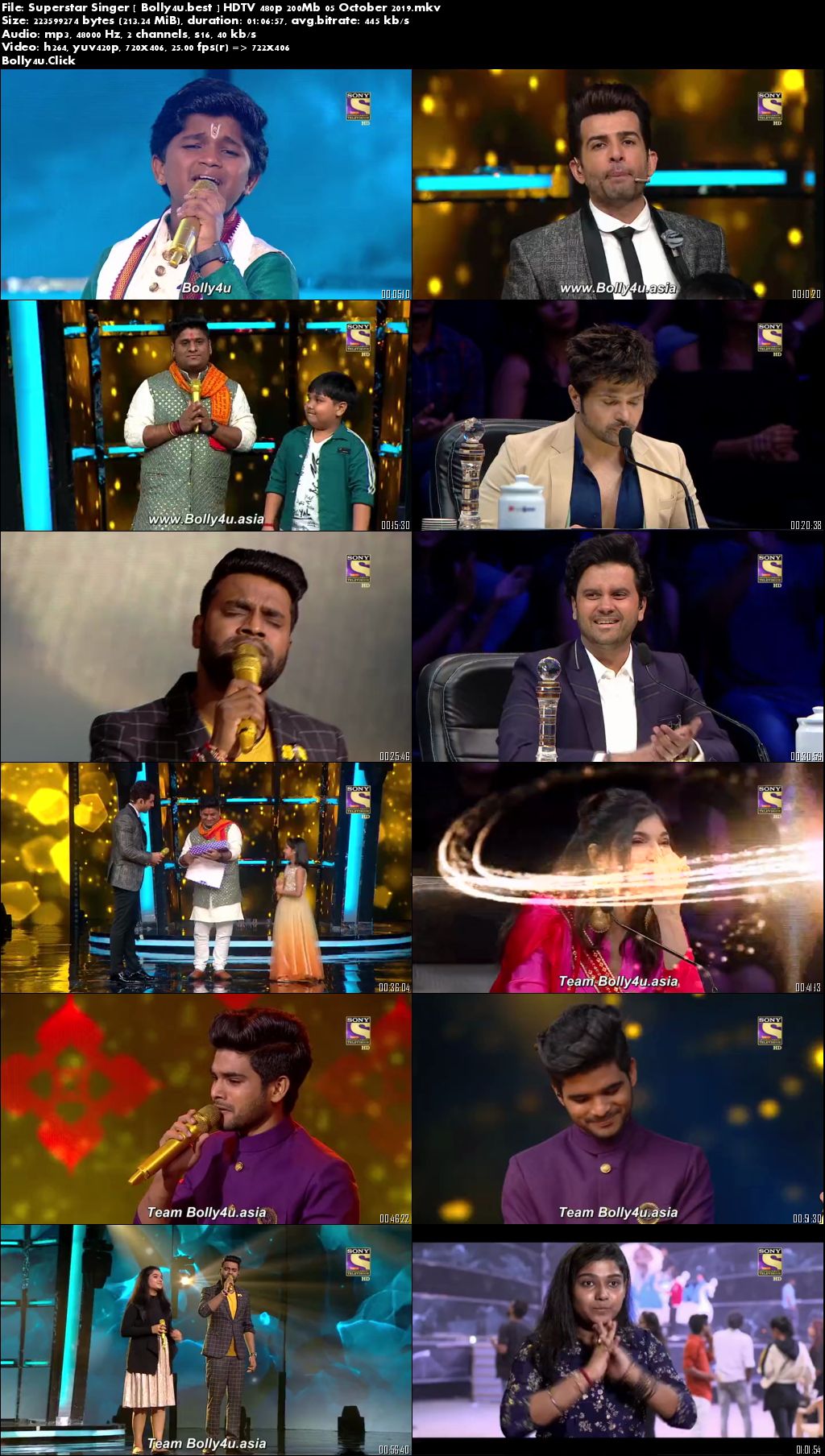 Superstar Singer HDTV 480p 200Mb 05 October 2019 Download