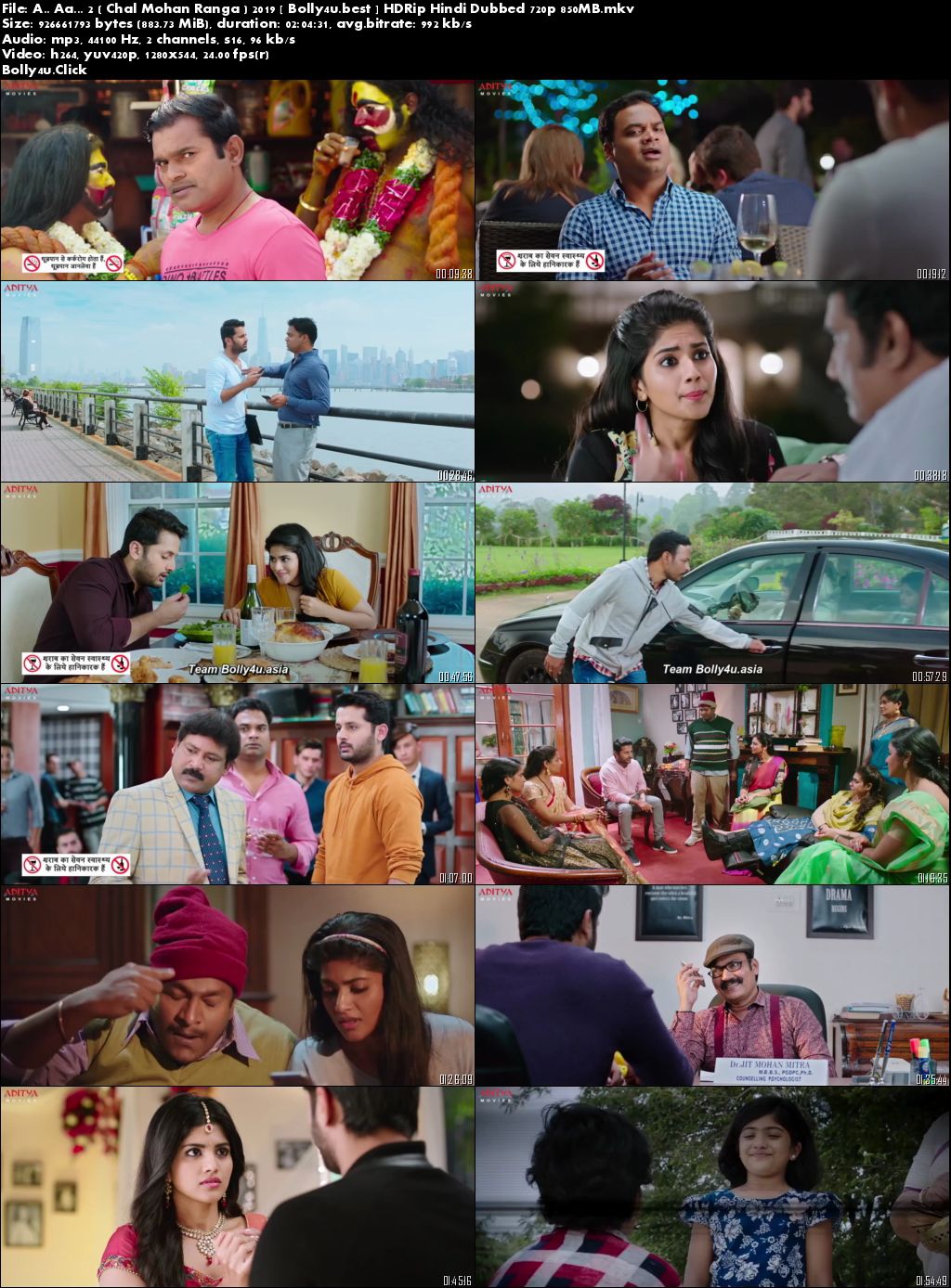 A.. Aa... 2 2019 HDRip 850MB Hindi Dubbed 720p Download