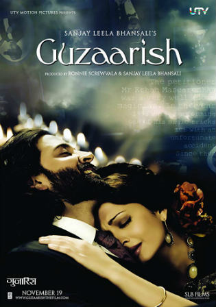 Guzaarish 2010 DVDRip 300Mb Full Hindi Movie Download 480p