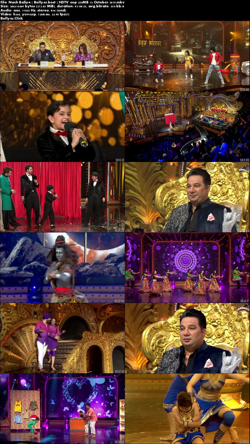 Nach Baliye 9 HDTV 480p 250MB 12 October 2019 Download