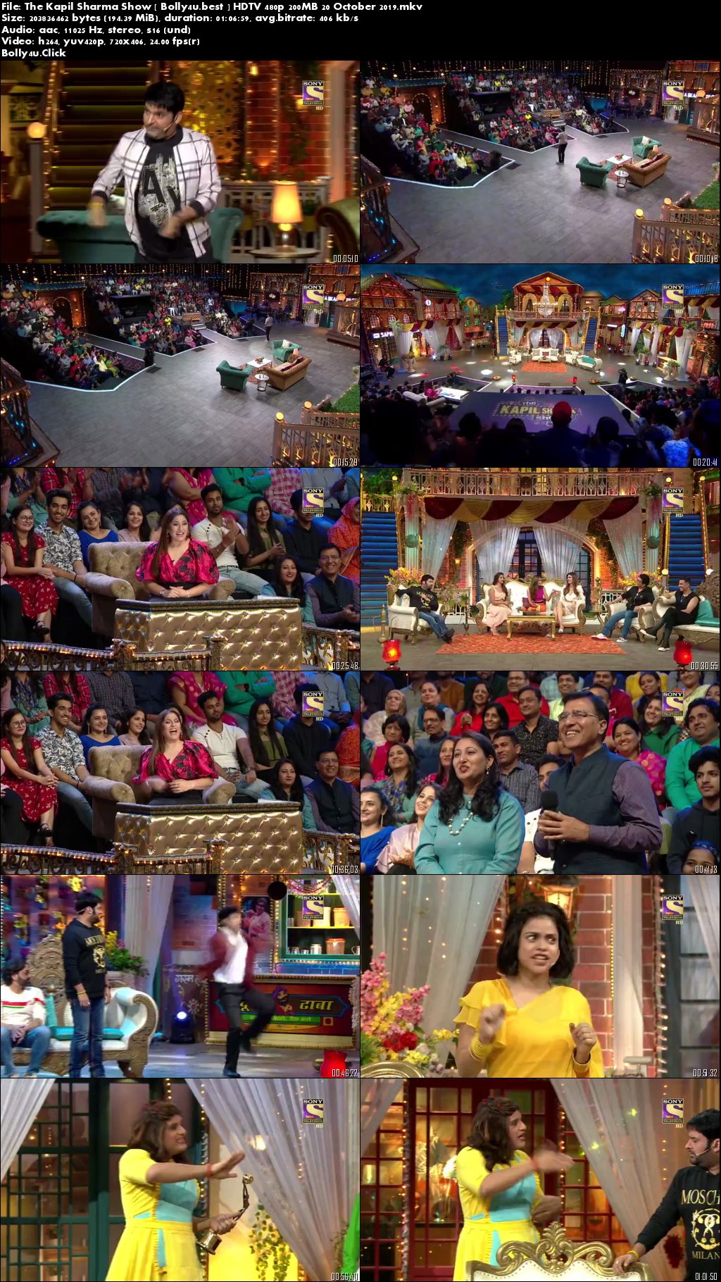 The Kapil Sharma Show HDTV 480p 200MB 20 October 2019 Download