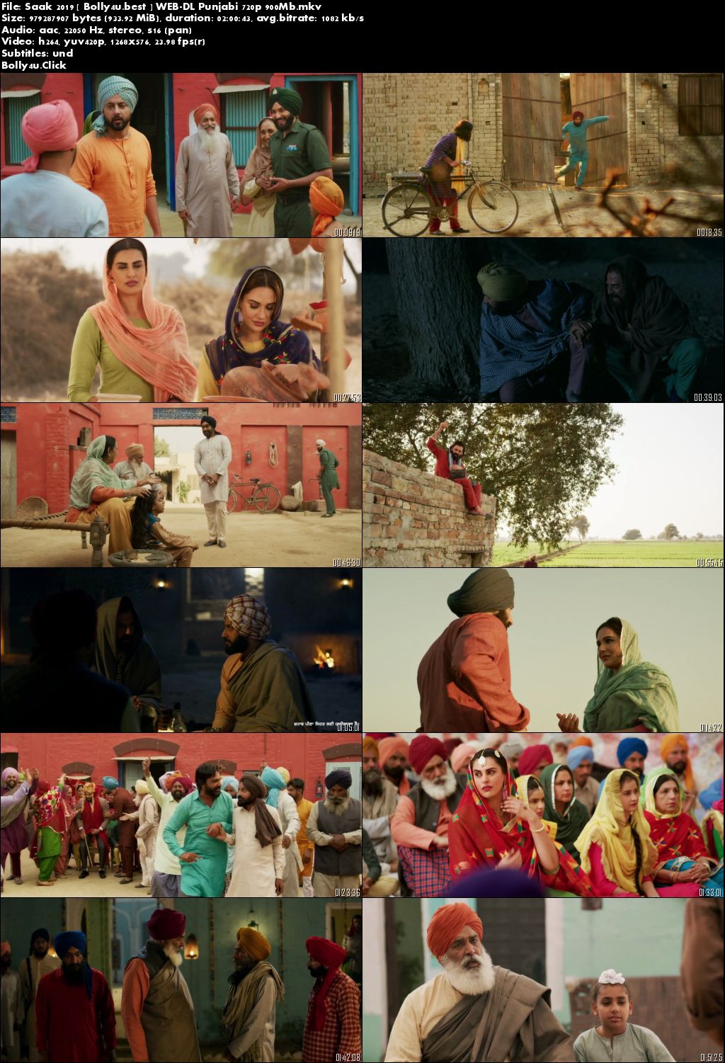 Saak 2019 WEB-DL 900Mb Full Punjabi Movie Download 720p ESub