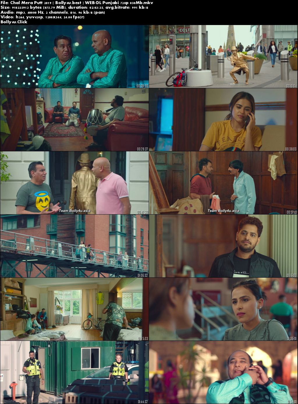 Chal Mera Putt 2019 WEB-DL 850Mb Full Punjabi Movie Download 720p