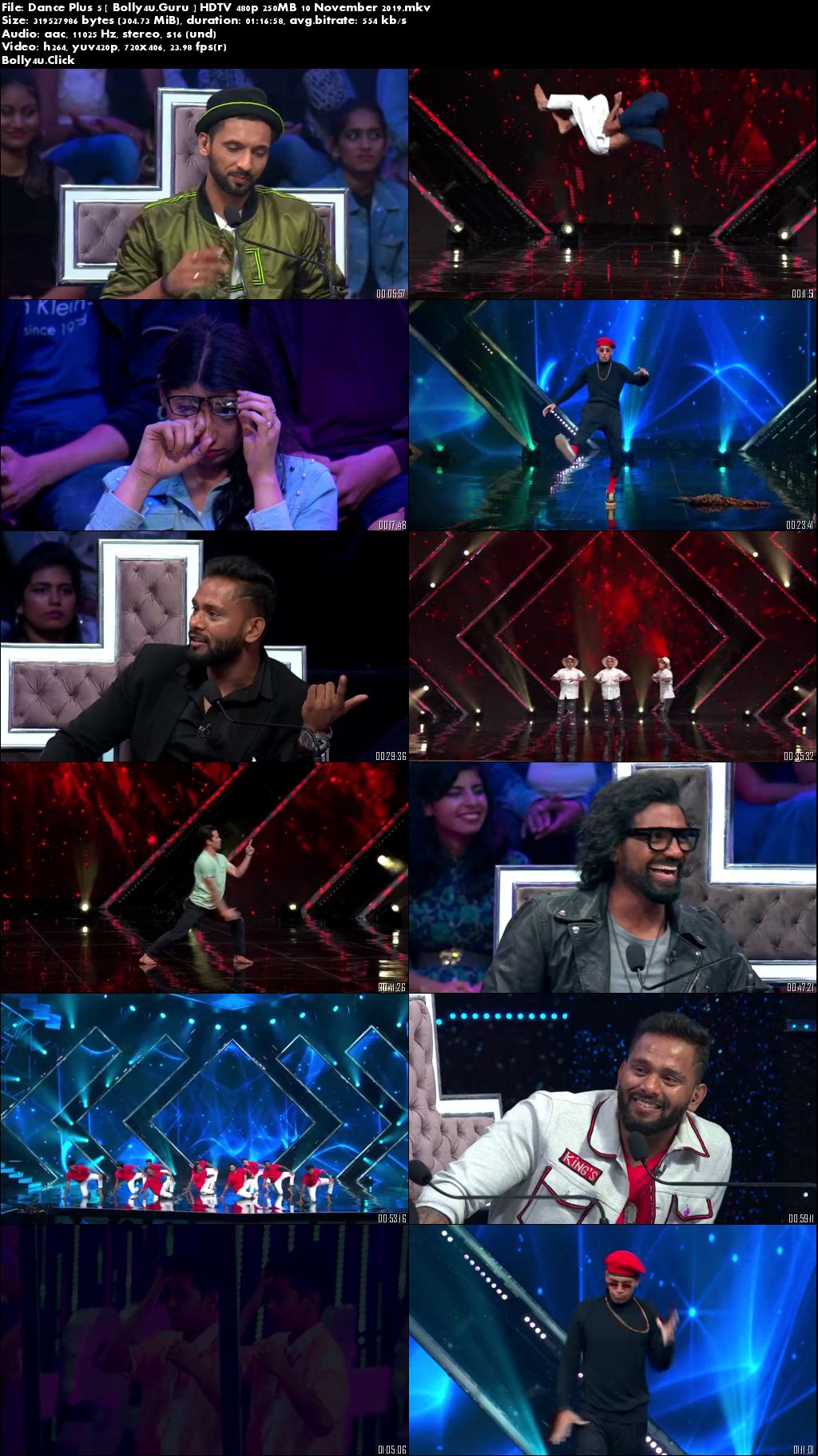 Dance Plus 5 HDTV 480p 250MB 10 November 2019 Download