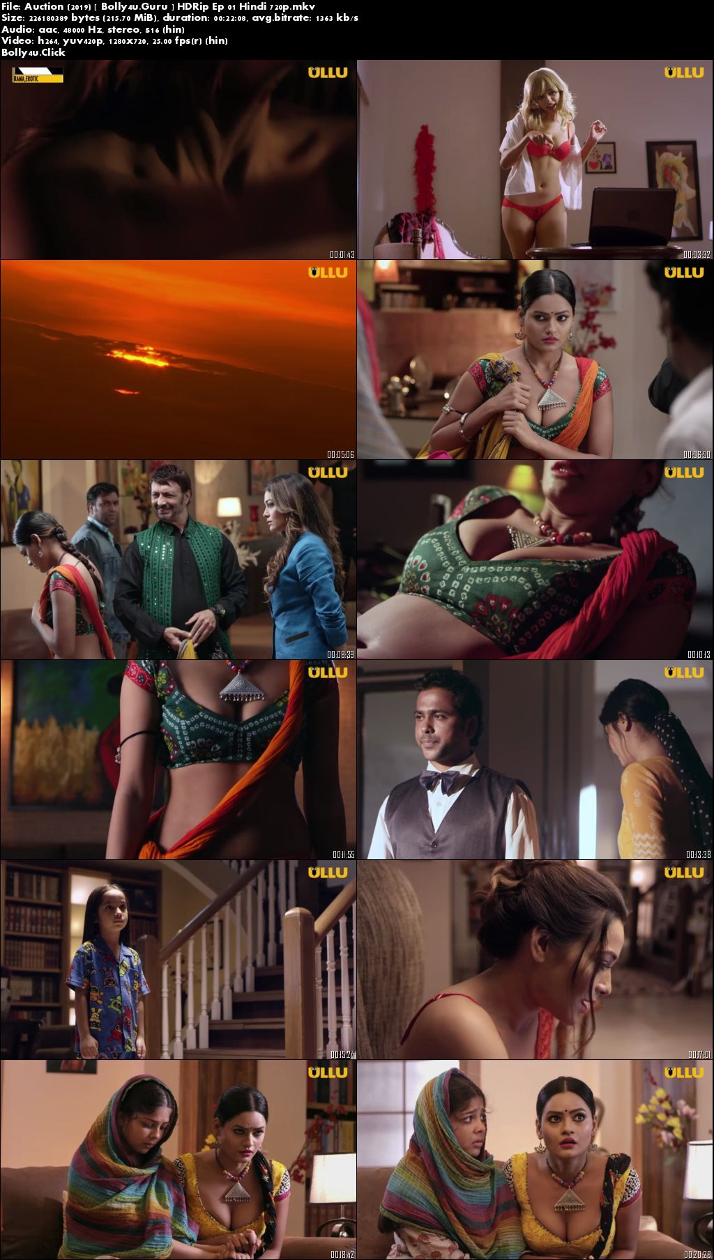 18+ Auction 2019 HDRip 950MB Hindi Complete S01 Download 720p