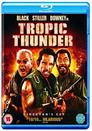 Tropic Thunder 2008 BluRay 450MB UNRATED Hindi Dual Audio ORG 480p