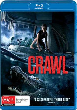 Crawl 2019 BluRay 300Mb Hindi Dual Audio ORG 480p ESub