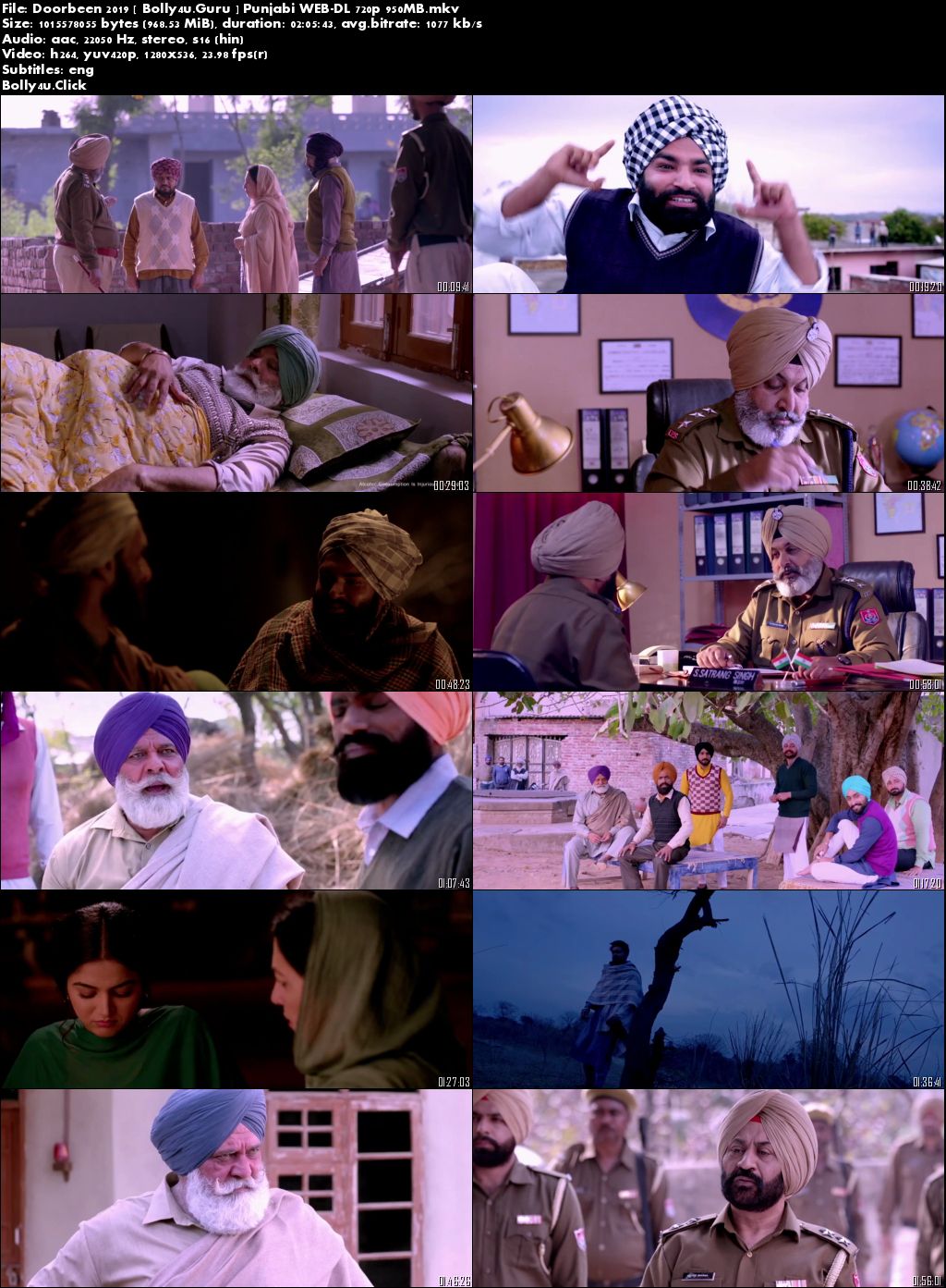 Doorbeen 2019 WEB-DL 300MB Full Punjabi Movie Download 480p
