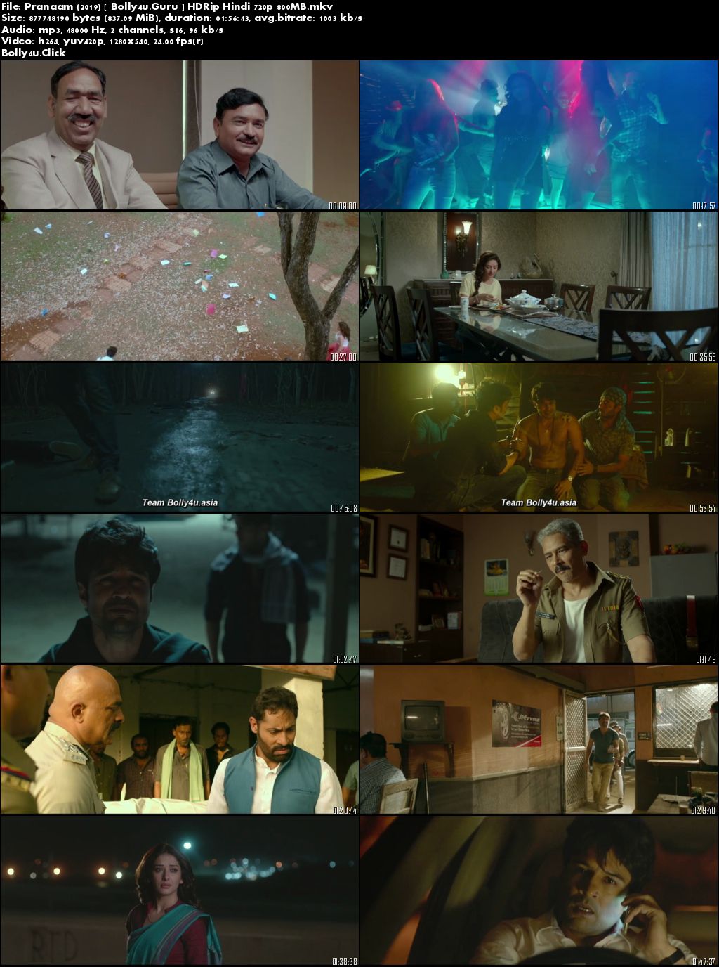 Pranaam 2019 HDRip 800Mb Full Hindi Movie Download 720p