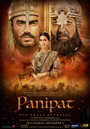 Panipat 2019 Pre DVDRip 500MB Full Hindi Movie Download 480p
