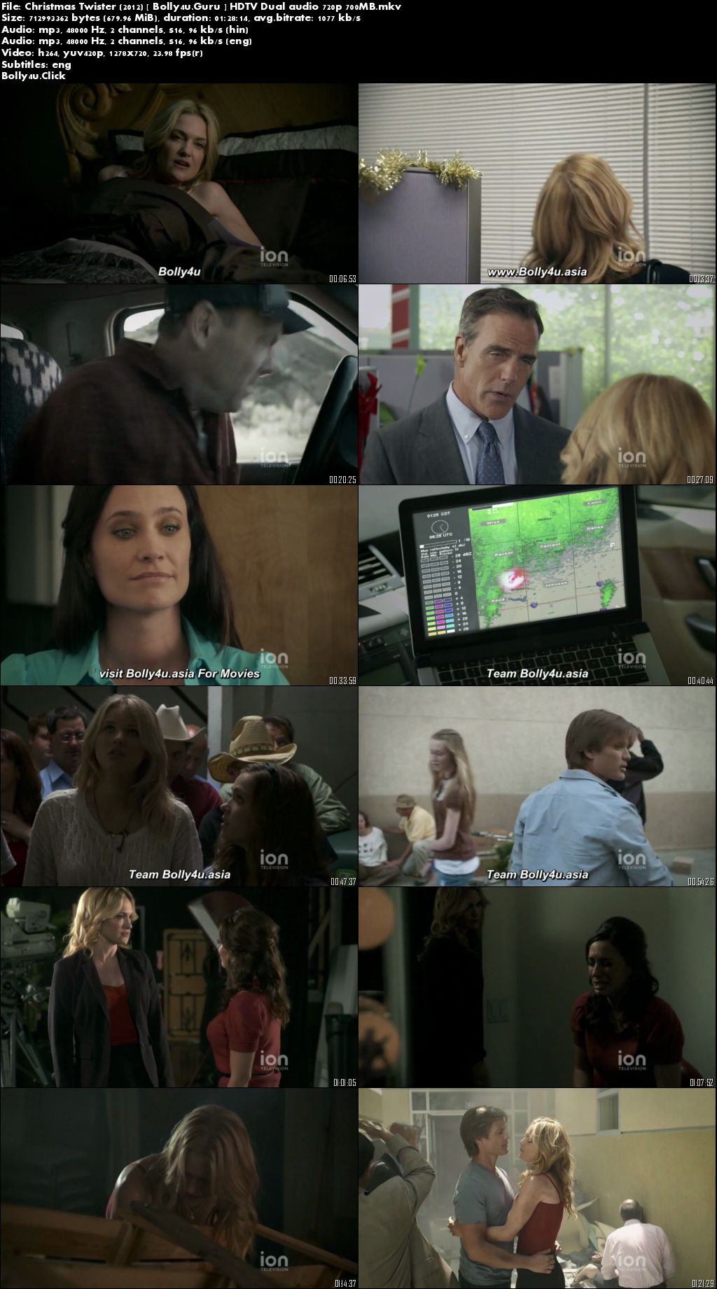 Christmas Twister 2012 HDTV 700Mb Hindi Dual Audio 720p download