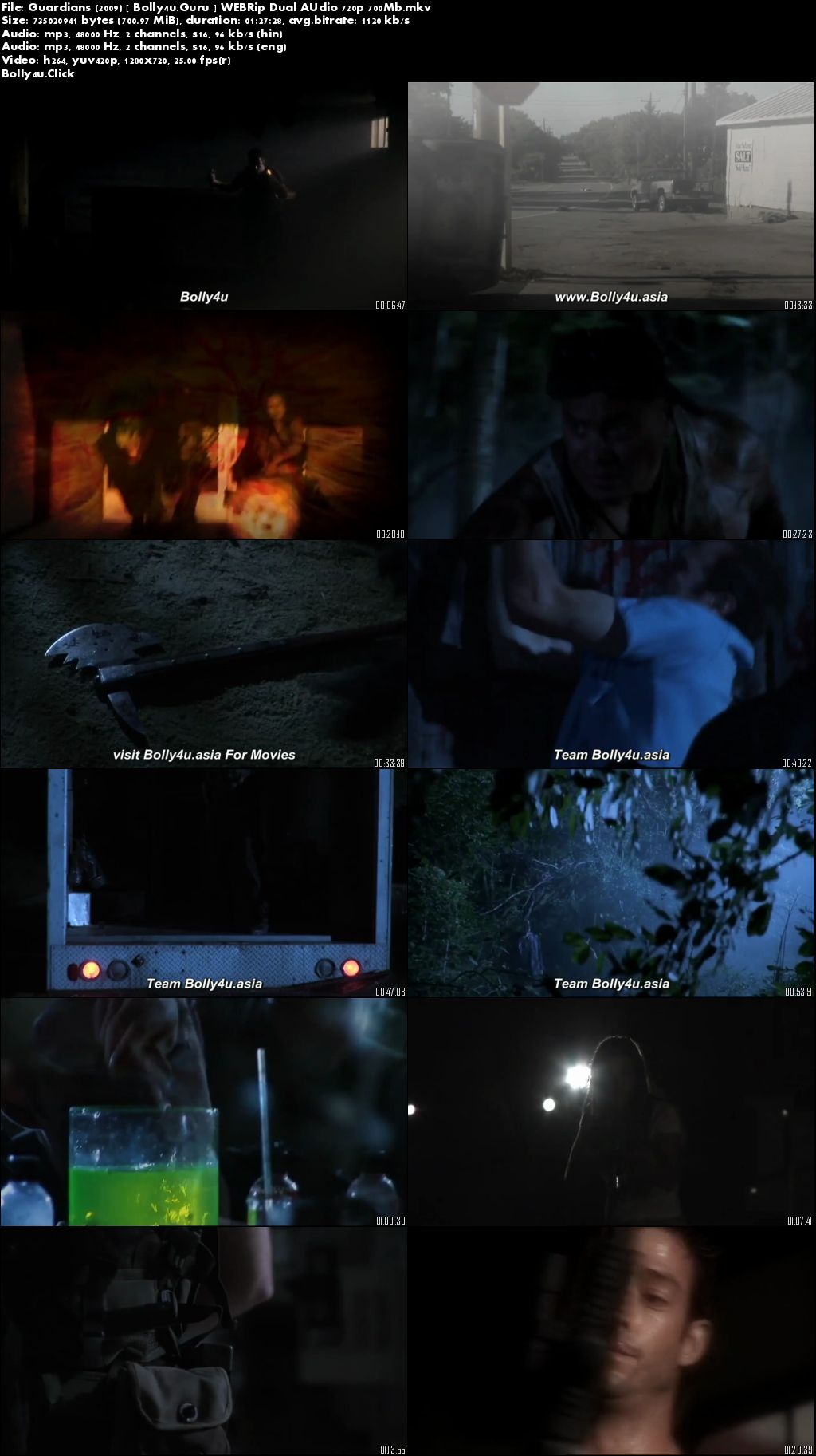 Guardians 2009 WEBRip 700Mb Hindi Dual Audio 720p Download