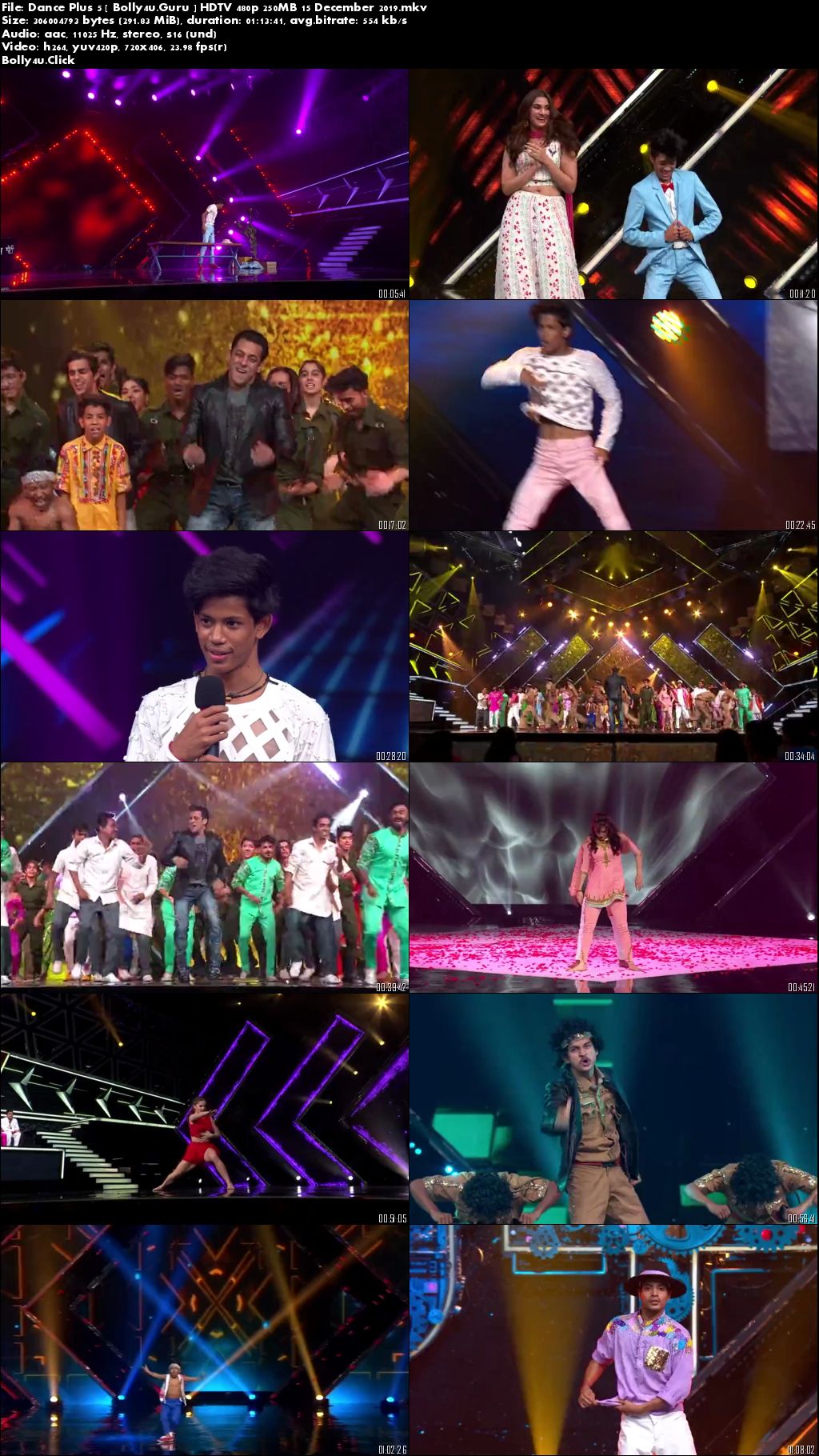 Dance Plus 5 HDTV 480p 250MB 15 December 2019 Download