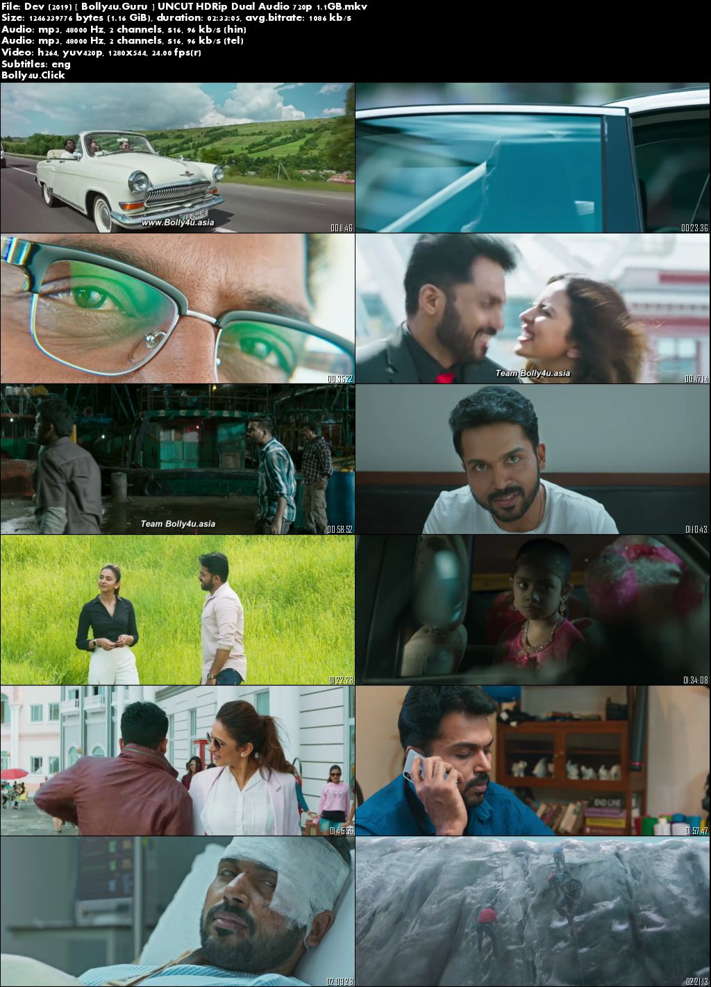 Dev 2019 HDRip 500MB UNCUT Hindi Dual Audio 480p Download