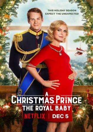 A Christmas Prince The Royal Baby 2019 WEBRip 300Mb Hindi Dual Audio 480p
