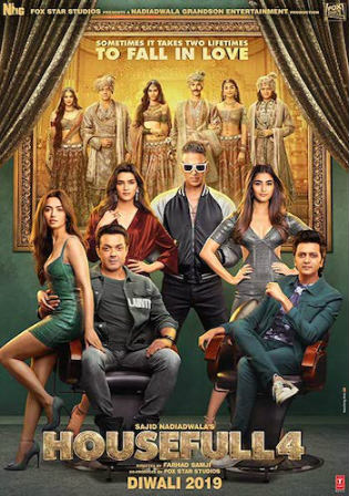 Housefull 4 2019 WEB-DL 400Mb Full Hindi Movie Download 480p Watch Online Free bolly4u