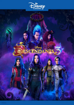 Descendants 3 2019 WEBRip 300MB Hindi Dual Audio 480p Watch online Full Movie Download bolly4u