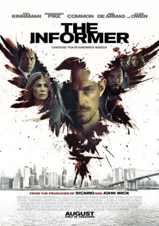 The Informer 2019 WEBRip 300MB English 480p Watch online Full Movie Download bolly4u