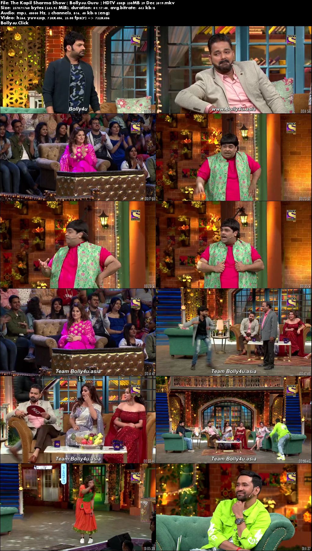 The Kapil Sharma Show HDTV 480p 250MB 29 December 2019 Download