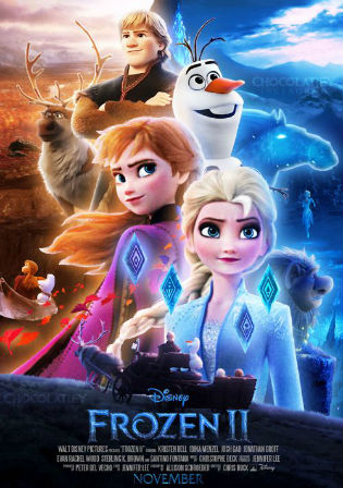 Frozen II 2019 Pre DVDRip 300MB Hindi Dual Audio 480p