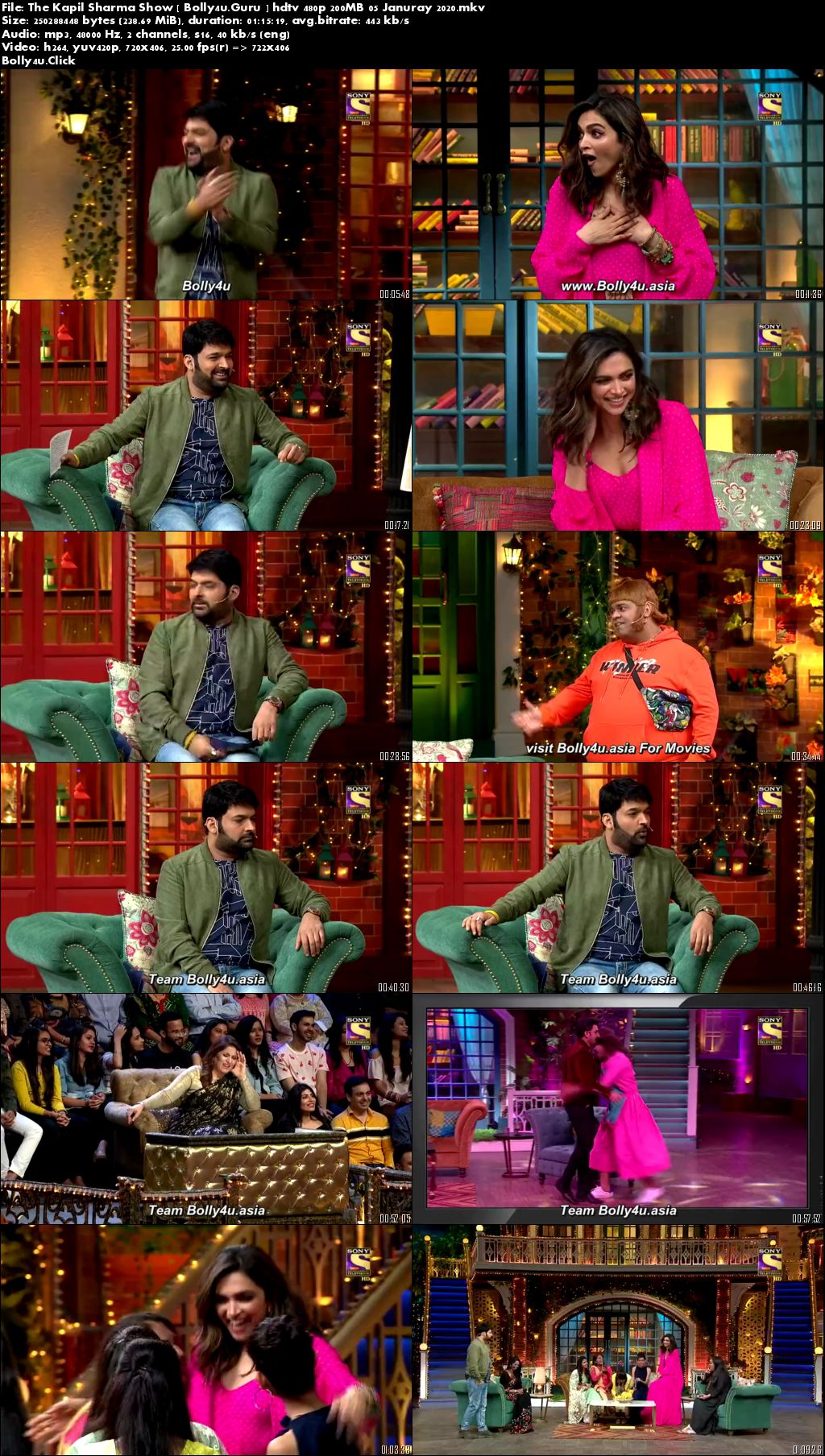 The Kapil Sharma Show HDTV 480p 200MB 05 January 2020 Download