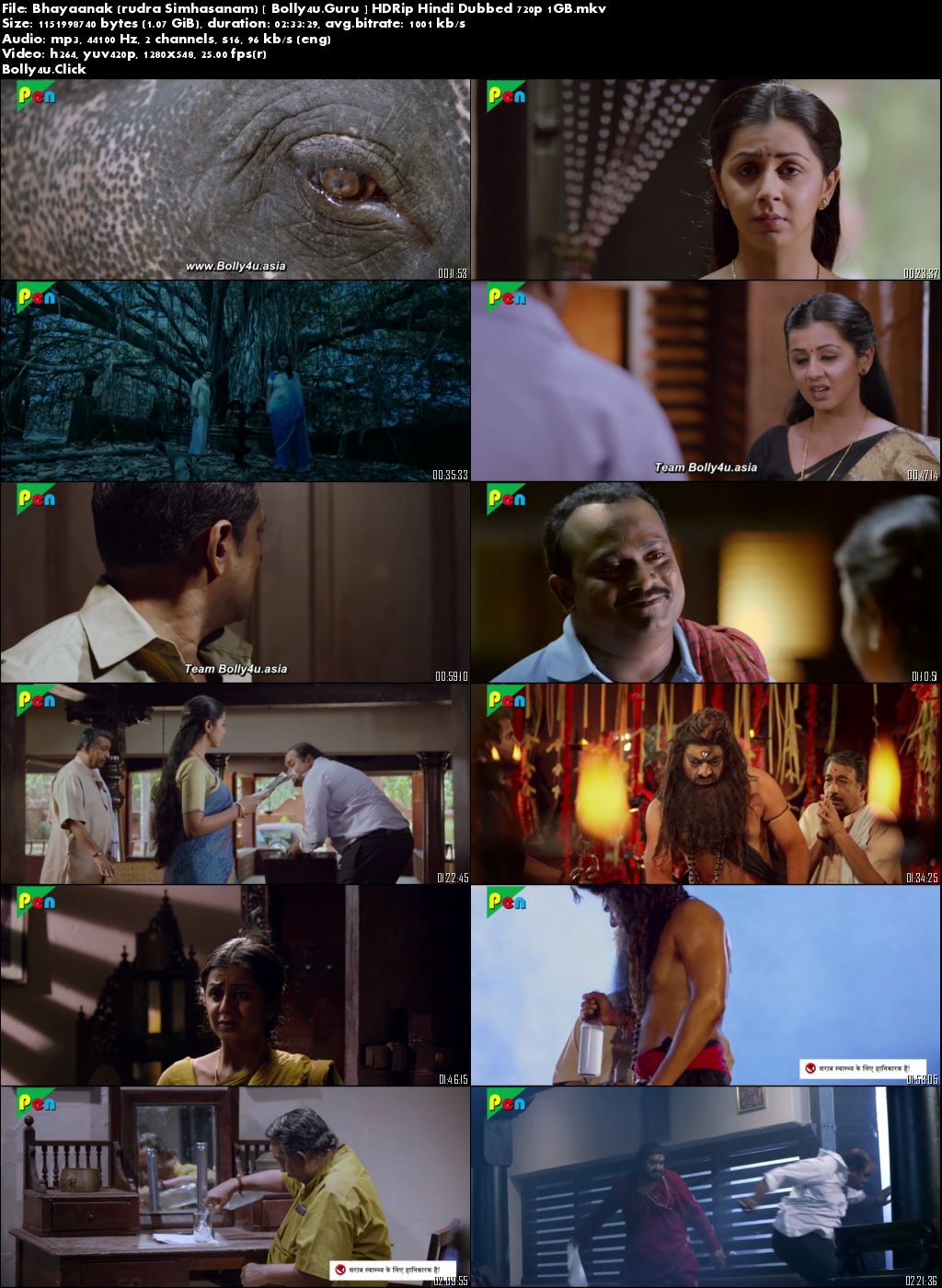 Bhayaanak 2020 HDRip 1GB Hindi Dubbed 720p Download