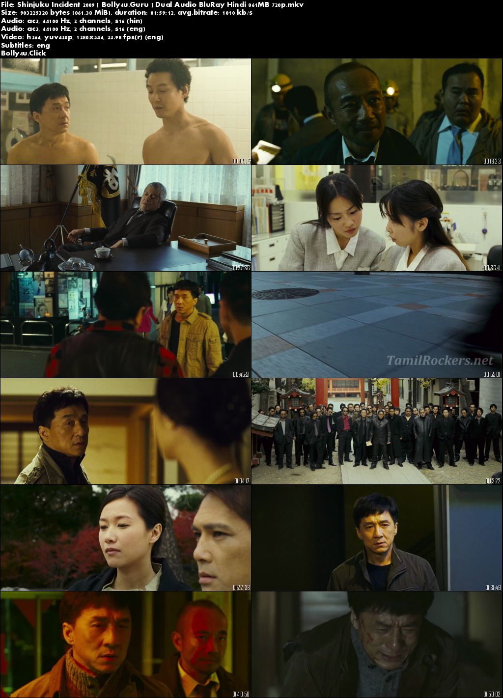 Shinjuku Incident 2009 BRRip 850MB Hindi Dual Audio 720p Download