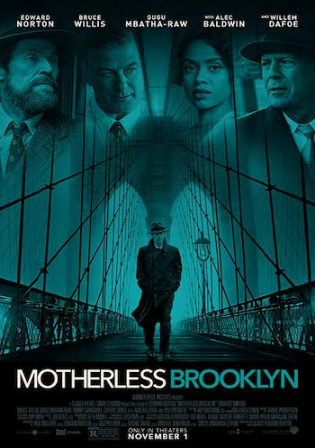 Motherless Brooklyn 2019 WEBRip 400Mb English 480p ESub Watch Online Full Movie Download bolly4u