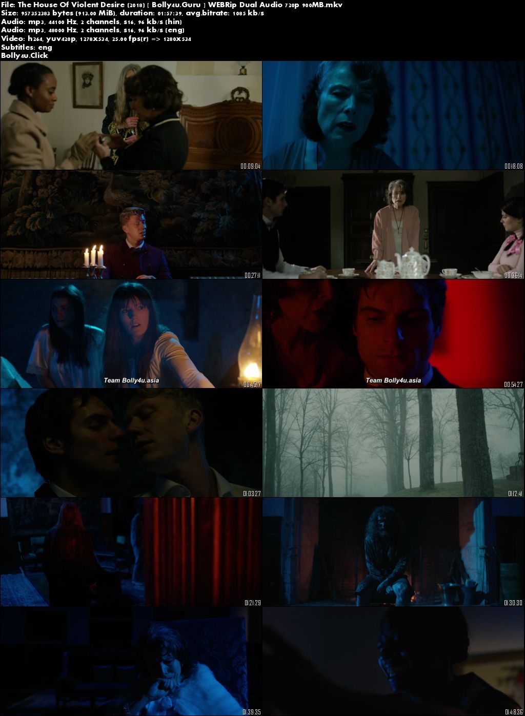 The House Of Violent Desire 2018 WEBRip 400MB Hindi Dual Audio 480p Download