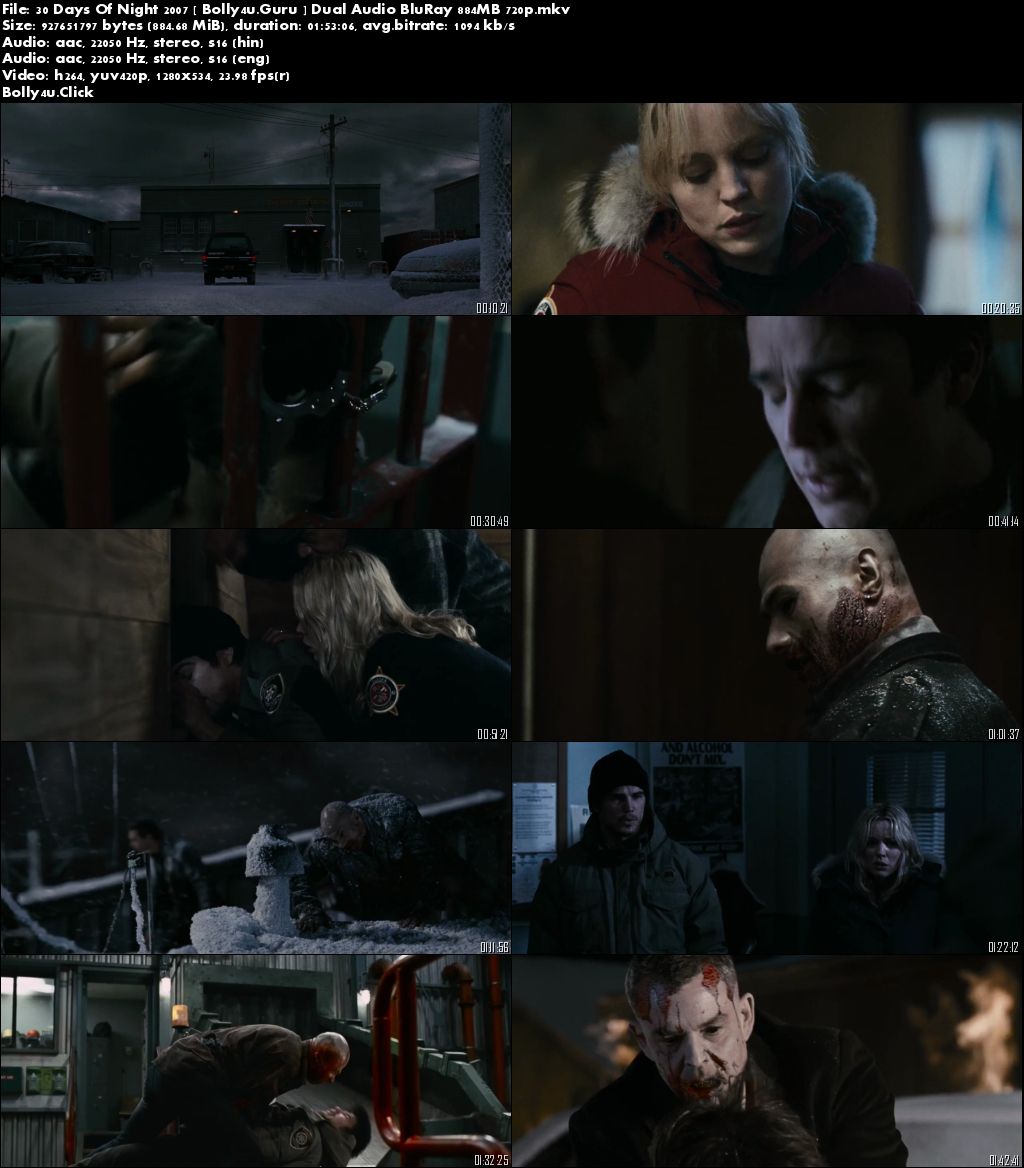 30 Days Of Night 2007 BluRay 400Mb Hindi Dual Audio 480p Download