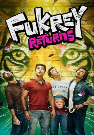 Fukrey Returns 2017 WEB-DL 400MB Hindi 480p