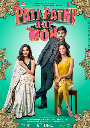 Pati Patni Aur Woh 2019 WEB-DL 400MB Full Hindi Movie Download 480p Watch Online Full Movie Download Bolly4u