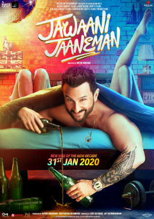Jawaani Jaaneman 2020 Pre DVDRip 300Mb Full Hindi Movie Download 480p