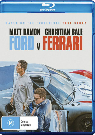 Ford V Ferrari 2019 BRRip 500MB Hindi Dual Audio ORG 480p