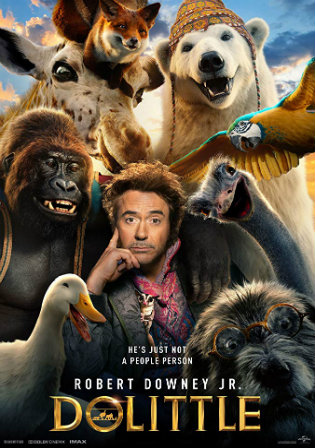 Dolittle 2019 HDRip 300MB Hindi Dual Audio 480p