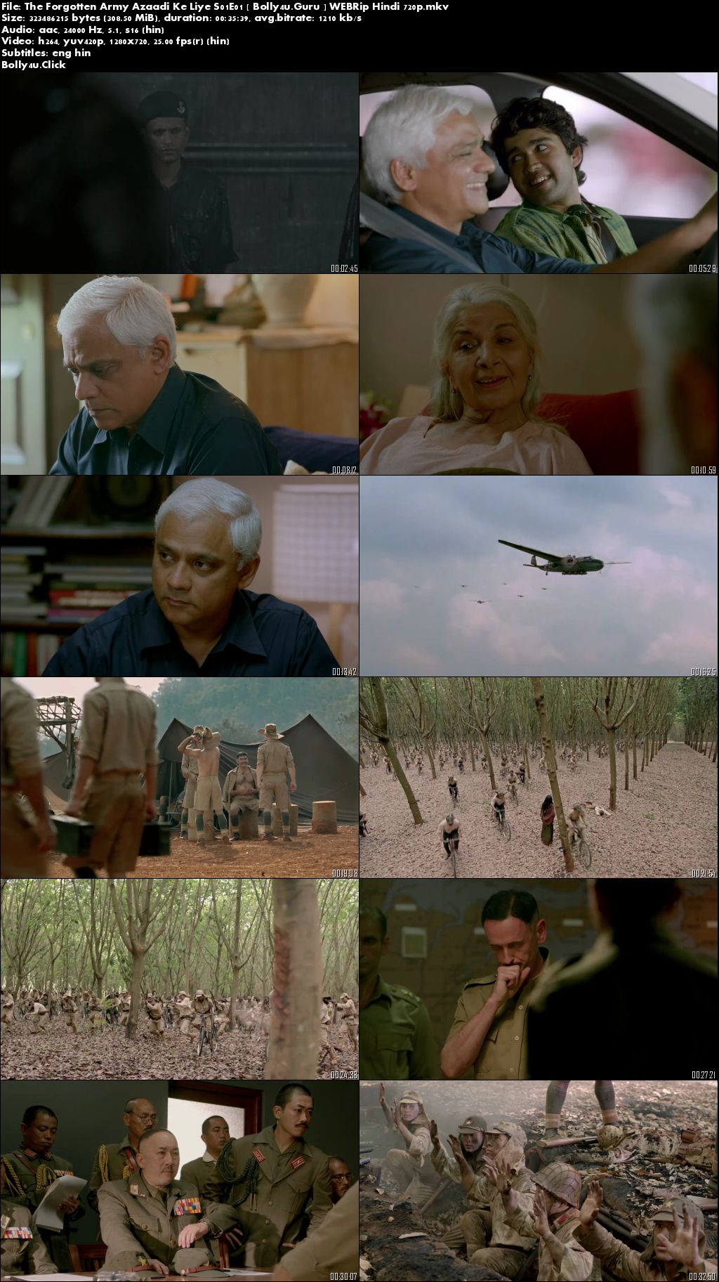 The Forgotten Army 2020 WEBRip 1.6GB Hindi S01 Download 720p