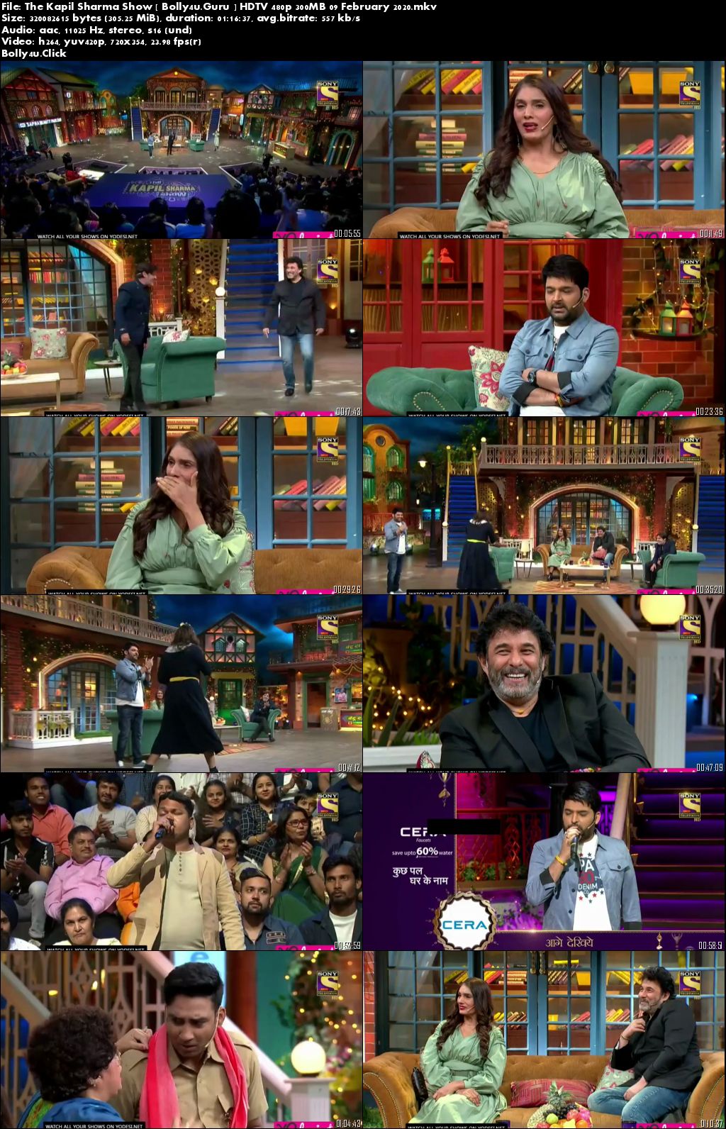 The Kapil Sharma Show HDTV 480p 300MB 08 February 2020 Download
