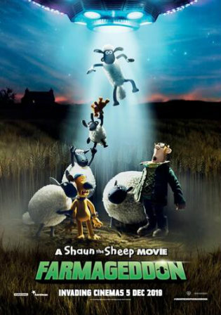 A Shaun The Sheep Movie Farmageddon 2019 BRRip 700Mb English 720p ESub