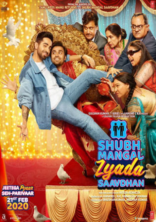 Shubh Mangal Zyada Saavdhan 2020 Pre DVDRip 300MB Hindi 480p Watch Online Full Movie Download bolly4u