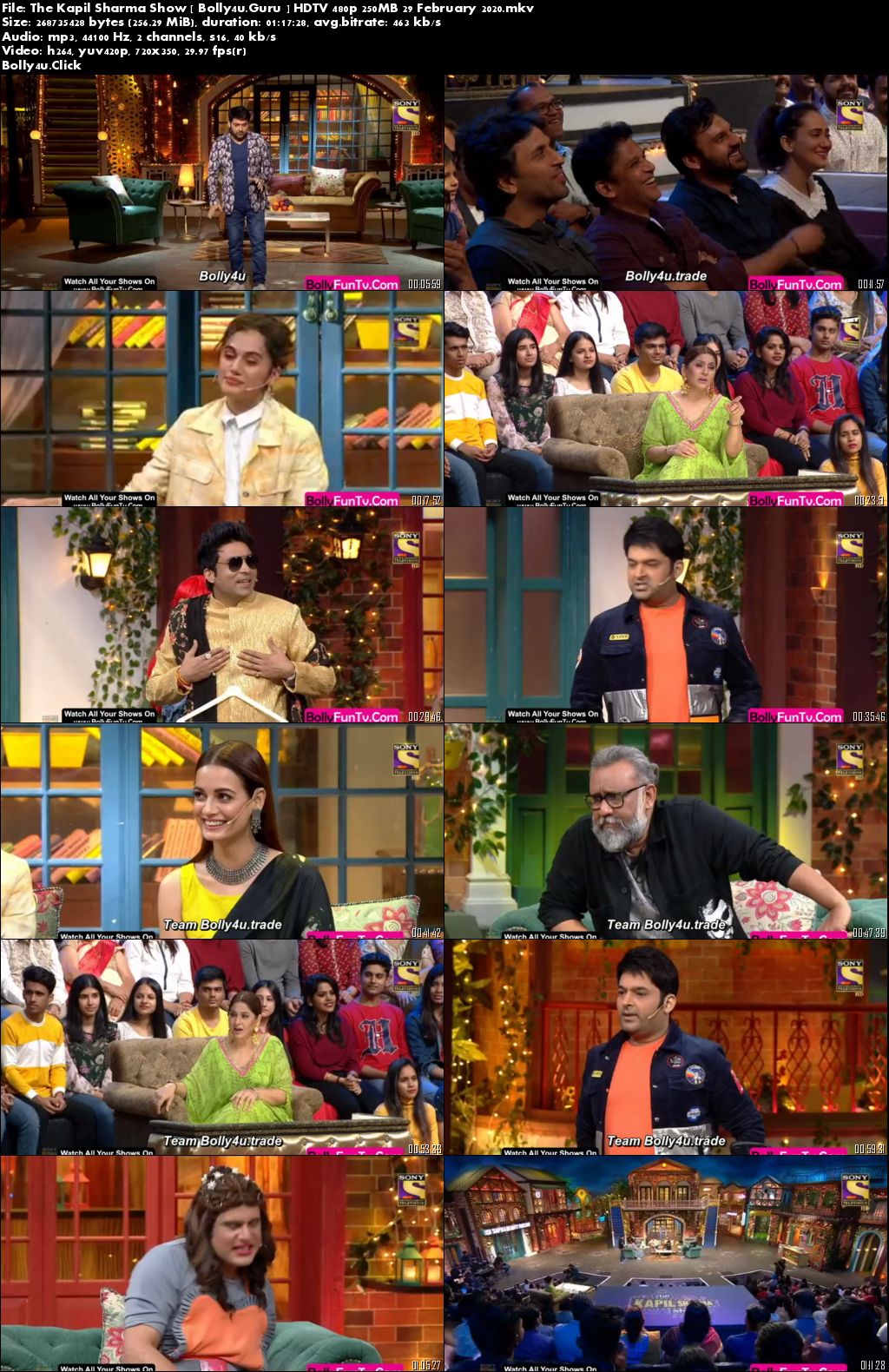 The Kapil Sharma Show HDTV 480p 250MB 29 February 2020 Download